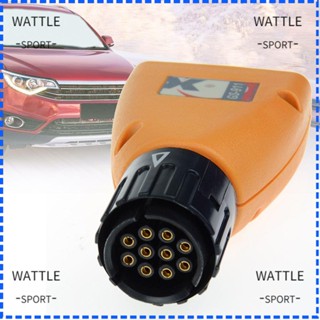 Wattle เครื่องมือวินิจฉัยฉุกเฉิน ทนทาน ล้างรหัสความผิดพลาด 12V