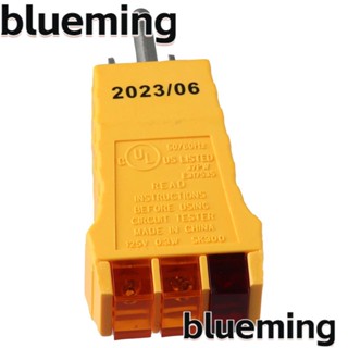 Blueming2 เครื่องทดสอบเต้าเสียบไฟฟ้า AC 120V สีเหลือง