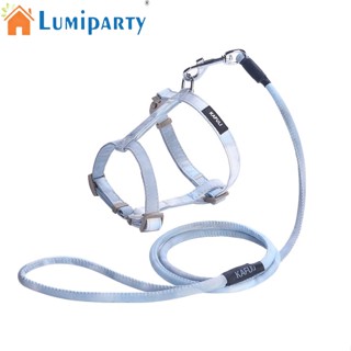 Lumiparty สายจูงสัตว์เลี้ยง แบบนิ่ม ปรับได้ สําหรับวิ่ง เดิน