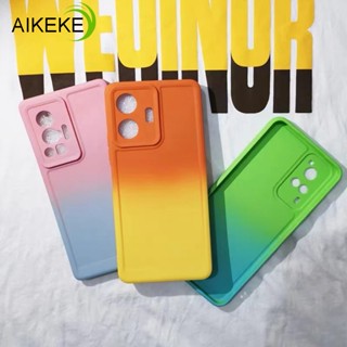 เคสโทรศัพท์มือถือ TPU นิ่ม ผิวด้าน ไล่โทนสี สําหรับ Realme C12 C25 C25S C17 C15 C20 C20A C11 2021 C21Y C25Y C30 4G C30S Narzo 20 30A 50i Prime 7i