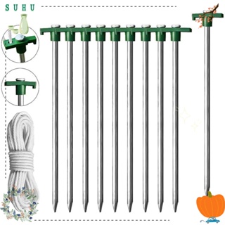 Suhu หมุดปักเต็นท์ คุณภาพสูง อุปกรณ์เสริม สําหรับตั้งเต็นท์ ตั้งแคมป์กลางแจ้ง 14 ชิ้น