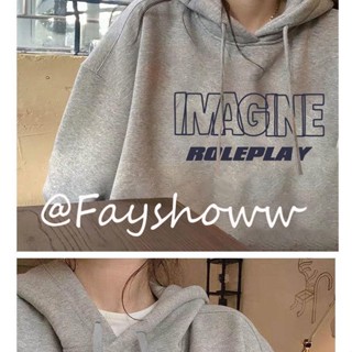 Fayshow เสื้อกันหนาว เสื้อฮู้ด casual ง่ายๆ trendy มีชีวิตชีวา WWY2390ACI37Z230911