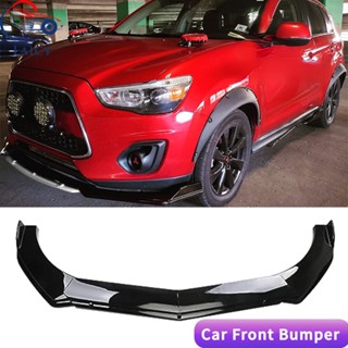 Lantop ชุดสปอยเลอร์ ป้องกันคาง กันชนหน้ารถยนต์ สําหรับ Mitsubishi Outlander 2011-2022