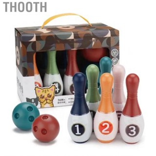 Thooth Toddlers Bowling Toys  Kids Set Parent Child Interaction for Indoor