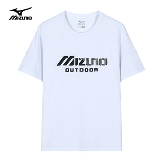 Mizuno Mizuno เสื้อยืดแขนสั้นลําลอง แบบแห้งเร็ว ระบายอากาศ เหมาะกับฤดูร้อน สําหรับผู้ชาย และผู้หญิง