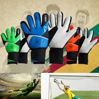 1pair ถุงมือผู้รักษาประตู ถุงมือฟุตบอล Latex Goalkeeper Gloves Soccer Gloves