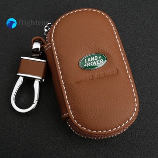 Flightcar เคสกุญแจรีโมตรถยนต์ แบบหนัง มีซิป สําหรับ Land Rover Range Rover Evoque Defender Discovery 2 3 4 Freelander