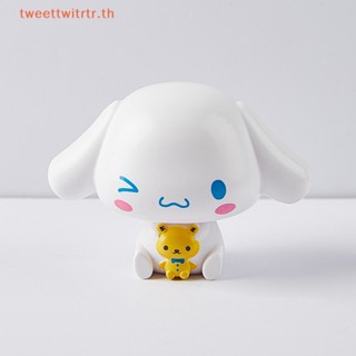 SANRIO Trwitr ของเล่นตุ๊กตาการ์ตูนสุนัข เพนกวิน หมี ชินนาม่อนโรล คุโลมิ สตรอเบอร์รี่ น่ารัก สําหรับตกแต่งเค้กวันเกิด