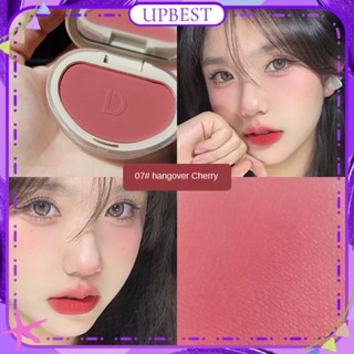 ♕ Daimanpu Monochrome Blush Powder Matte Nude Milk Pink Orange Natural Rouge ง่ายต่อการสีเม็ดสีสูง แต่งหน้าติดทนนาน 7 แบบ UPBEST