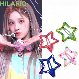 Hilario ชุดกิ๊บติดผม รูปดาวน่ารัก สีแคนดี้ สไตล์เรโทร y2k สําหรับเด็กผู้หญิง