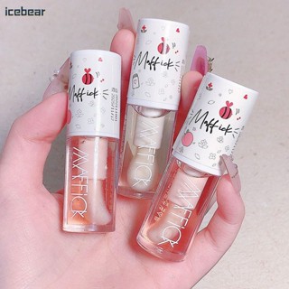 MAFFICK Honey Lip Oil บำรุงริมฝีปากสำหรับริมฝีปากอวบอิ่มชุ่มชื่นพร้อมรูปแบบริมฝีปากจางลง Lip oil Lip Care Plump Essence Lip แต่งหน้าแต่งหน้า 5ml Mini ลดริ้วรอย [icebear]