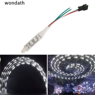 Wonda แผงควบคุมไฟ LED 3 คีย์ ปรับได้ DC5V-24V สําหรับ WS2811 WS2812