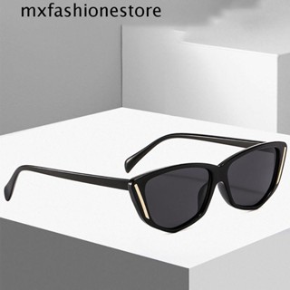 Mxfashione แว่นตากันแดด ทรงตาแมว ป้องกันรังสี สไตล์เกาหลี เรียบง่าย สําหรับผู้หญิง และผู้ชาย