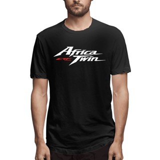 เสื้อยืดคอกลม ผ้าฝ้าย 1000 ลาย Africa Twin Adventure Crf สไตล์คลาสสิก ของขวัญคริสต์มาส