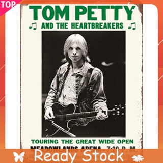 ป้ายโลหะดีบุก ลาย Tom Petty สไตล์วินเทจ ขนาด 30x40 ซม. สําหรับตกแต่งผนัง ผับ บาร์ คาเฟ่ คาเฟ่