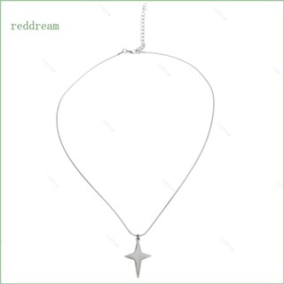 Redd สร้อยคอ จี้ไม้กางเขน ดาวสี่แฉก เครื่องประดับงานแต่งงาน ปาร์ตี้