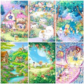 🔥ปริศนา🔥【Fairy Tale World】Jigsaw Puzzle 300 ชิ้น 500 ชิ้น 1000 ชิ้น Ultra HD Wood Puzzle การจัดส่งที่รวดเร็ว ปริศนา Bashwood พรีเมี่ยมพรีเมี่ยมสำหรับผู้ใหญ่ Unclassing ของขวัญวันเกิดปริศนาที่กำหนดเอง ปริศนาอะนิเมะ