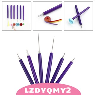 [Lzdyqmy2] กระดาษม้วนผม อเนกประสงค์ DIY 6 ชิ้น ต่อชุด