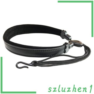 [Szluzhen1] สายคล้องคอ หนัง PU หนา สําหรับแซกโซโฟน อัลโต้ เทเนอร์ โซปราโน แซ็กโซโฟน คลาริเน็ต