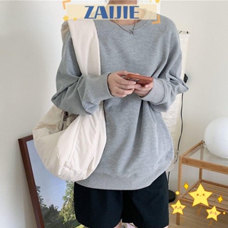 Zaijie24 กระเป๋าสะพายไหล่ลําลอง ผ้าไนล่อน ความจุขนาดใหญ่