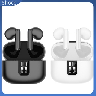 Shocc M52 หูฟังอินเอียร์ไร้สาย ตัดเสียงรบกวน พร้อมเคสชาร์จ สําหรับโทรศัพท์มือถือ