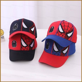 Sq3 หมวกเบสบอล กันแดด ระบายอากาศ ลายการ์ตูน Marvel Spider-Man น่ารัก สําหรับเด็ก