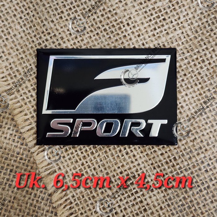 3D ALUMINIUM F SPORT LEXUS EMBLEM LEXUS F-SPORT CAR PLATE STICKER - MODEL 1