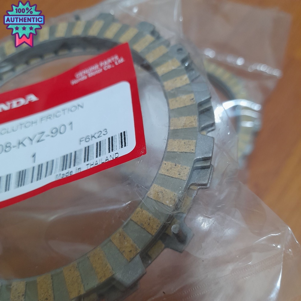 แผ่นครัช WAVE 125I ปลาวาฬ 2012-2018 , WAVE 125I LED 2019-2022 22208-KYZ-901 ต่อชุด  มี4แผ่น