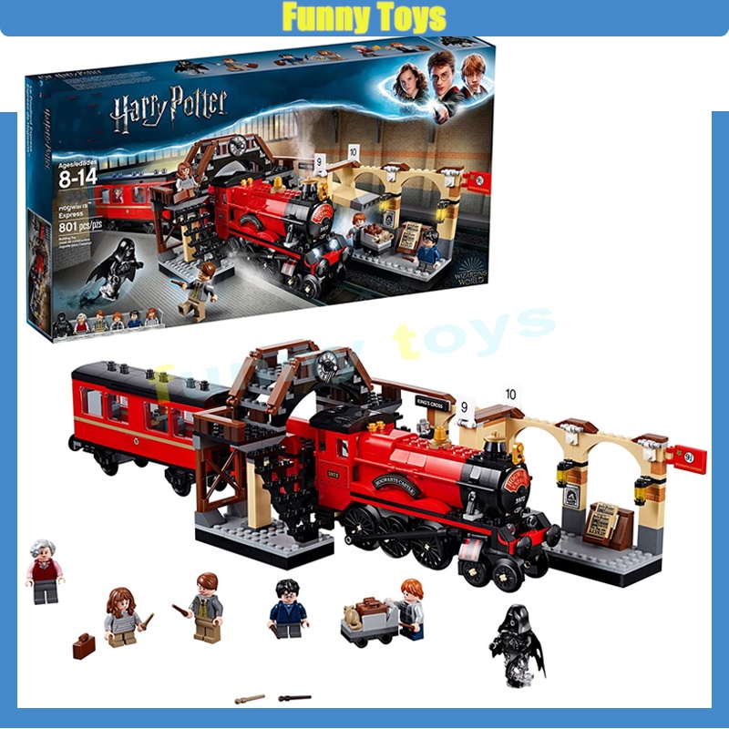 Moc 75955 โมเดลบล็อกตัวต่อรถไฟ Harry Potter Hogwarts Express ของเล่นสําหรับเด็ก ผู้ใหญ่