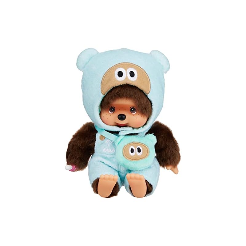 ส่งตรงจากญี่ปุ่น ตุ๊กตา Sekiguchi Monchichi Tanuki-Kun X Monchichi S 202065
