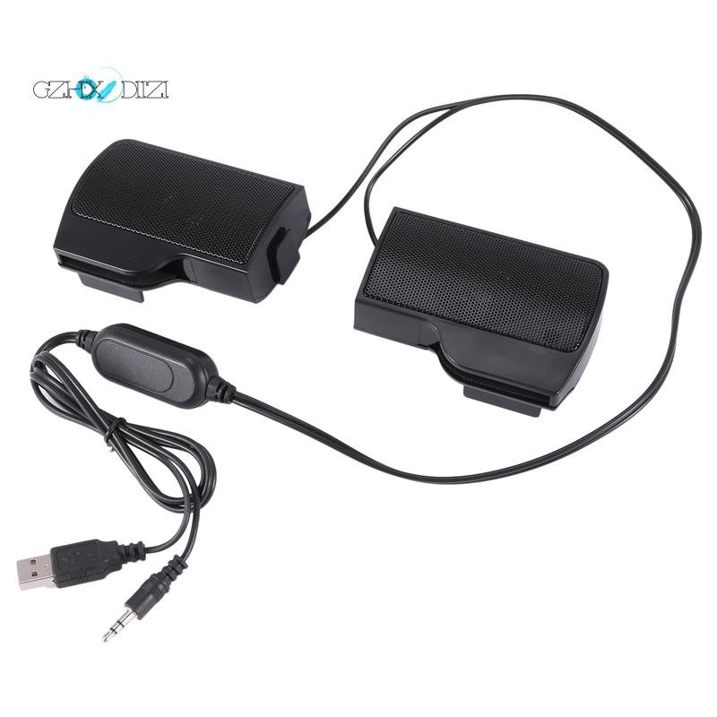 【Gzhxdiizi】ลําโพงสเตอริโอ Usb ขนาดเล็ก แบบพกพา สําหรับโน้ตบุ๊ก แล็ปท็อป คอมพิวเตอร์ PC Mp3