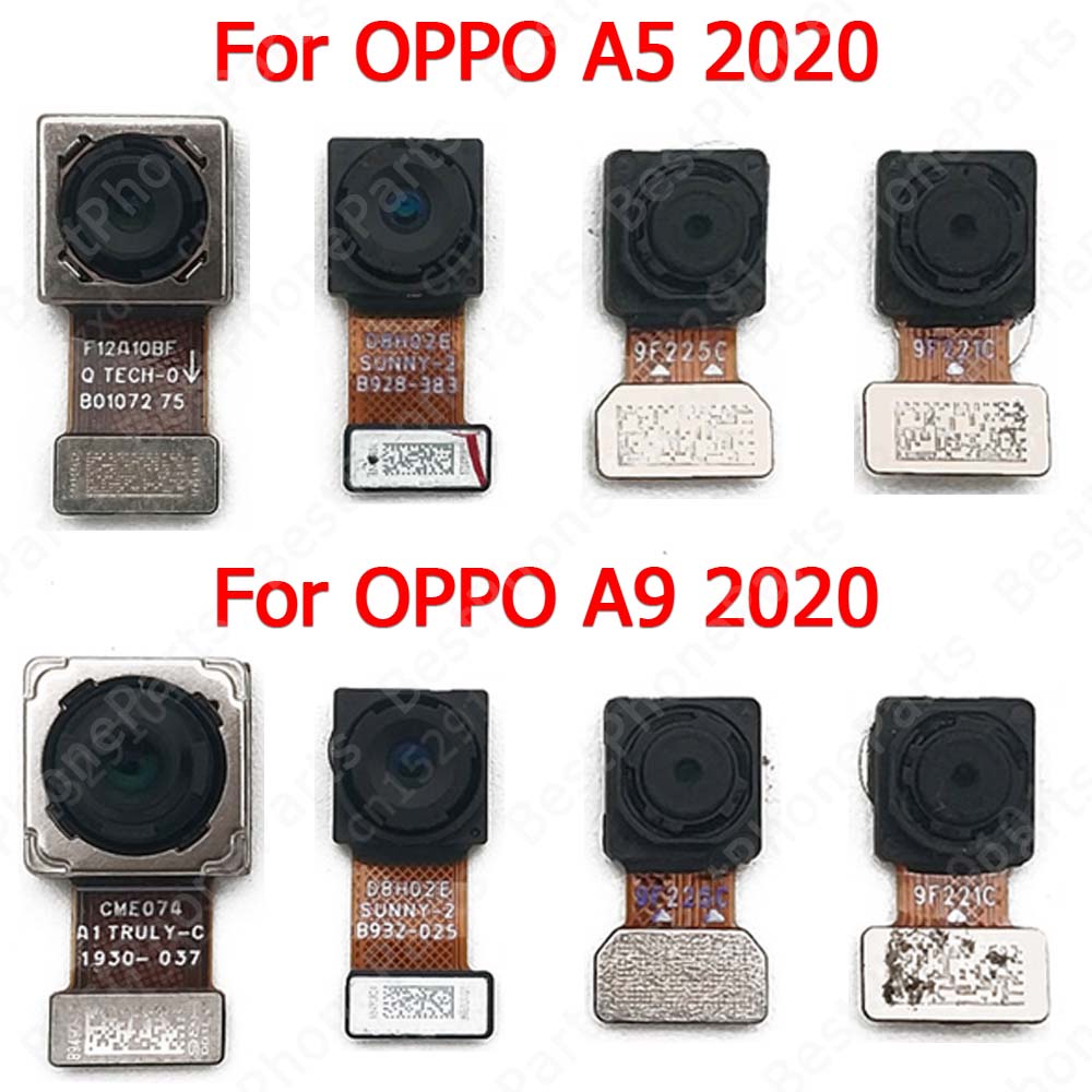 อะไหล่โมดูลกล้องมองหลัง ด้านหน้า และด้านหลัง อะไหล่สํารองเปลี่ยน สําหรับ OPPO A5 A9 2020