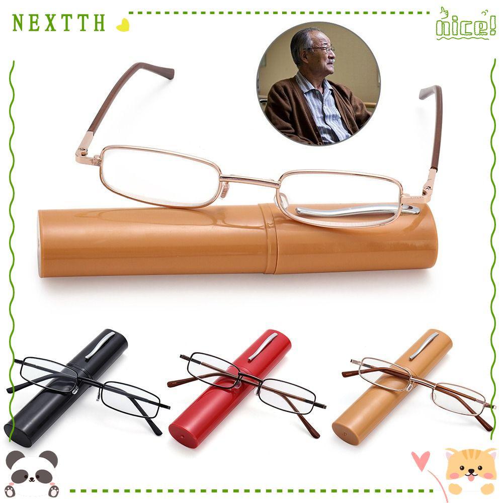 NEXTTH แว่นตาอ่านหนังสือ ขนาดกะทัดรัด ป้องกันแสงสีฟ้า แบบพกพา น้ําหนักเบา สําหรับผู้ชาย และผู้หญิง