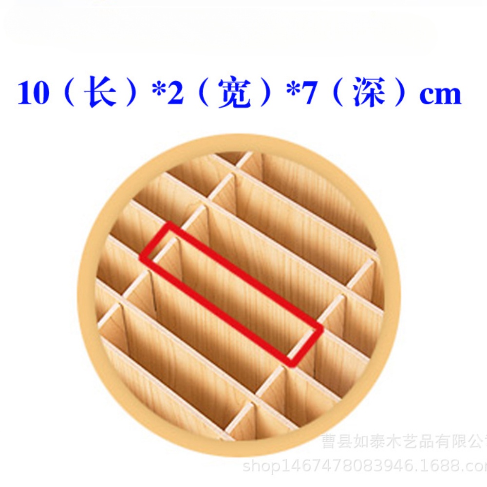 <พร้อมส่ง>  48 ตาราง ใช้ใส่โทรศัพท์มือถือ เครื่องมือช่าง ชั้นไม้อเนกประสงค์ กล่องใส่ปากกา ชั้นใส่เครื่องเขียน ของใช้ คอนโดปากกา ใช้ได้กับทุกยี่ห้อถอดประกอบได้ - รูปที่ 6