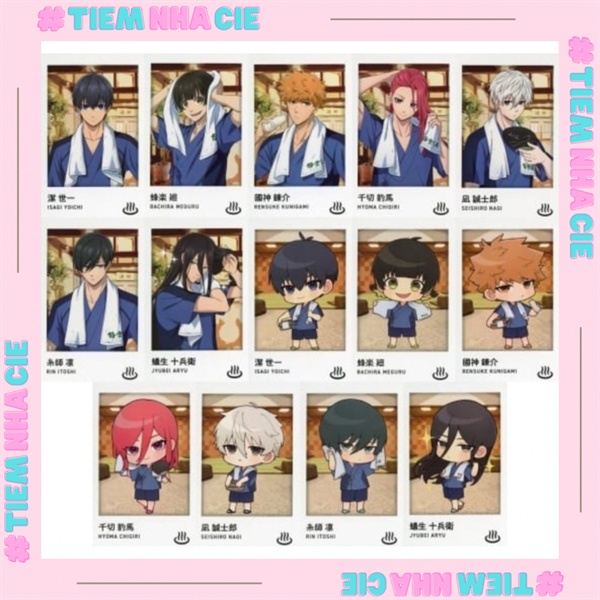[Cies Shop] [AVAILABLE] การ์ดหมุน Blue Lock Striker No. 1 raku spa