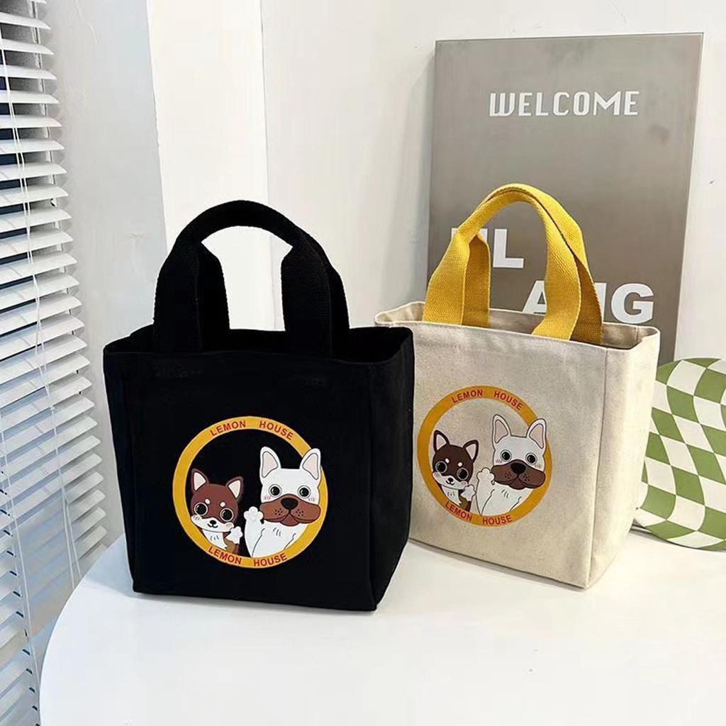 【พร้อมส่ง】miss bag fashion กระเป๋าถือ กระเป๋าผ้า รุ่น D-1546