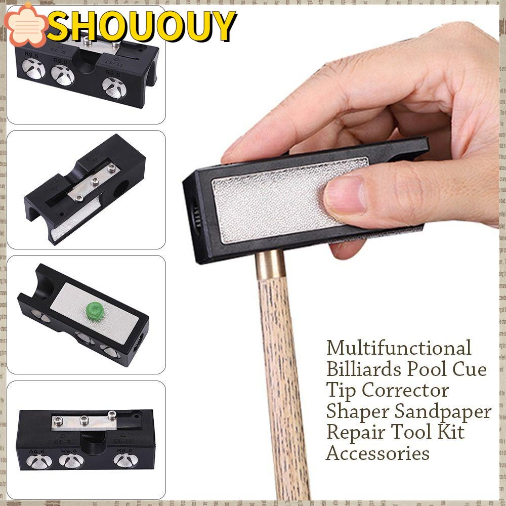 SHOUOUY 10 In 1 เครื่องมือซ่อมแซมปลายไม้คิวพูล บิลเลียด อุปกรณ์สนุ๊กเกอร์ Multifunctional<p>“><center><h4></h4><p><p><font color=