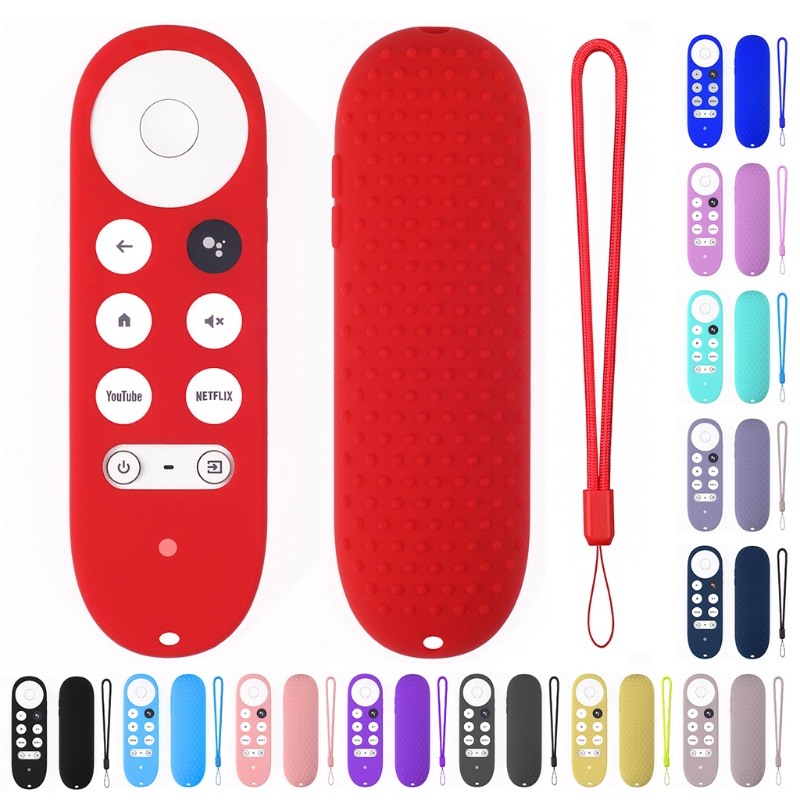 เคสซิลิโคนสําหรับ Chromecast สําหรับ - TV 2020 Voice Remote เคสกันกระแทกสําหรับ 2020 Chromecast Voic