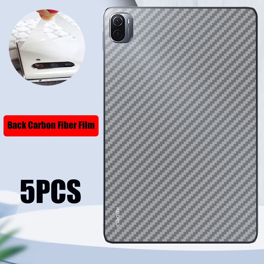 ฟิล์มกันรอยหน้าจอ คาร์บอนไฟเบอร์ 3D สําหรับ Xiaomi Mi Pad 6 Pro 2021 Xiaomi Mipad 5 Pro MiPad4 Redmi Pad 10.61 5 ชิ้น