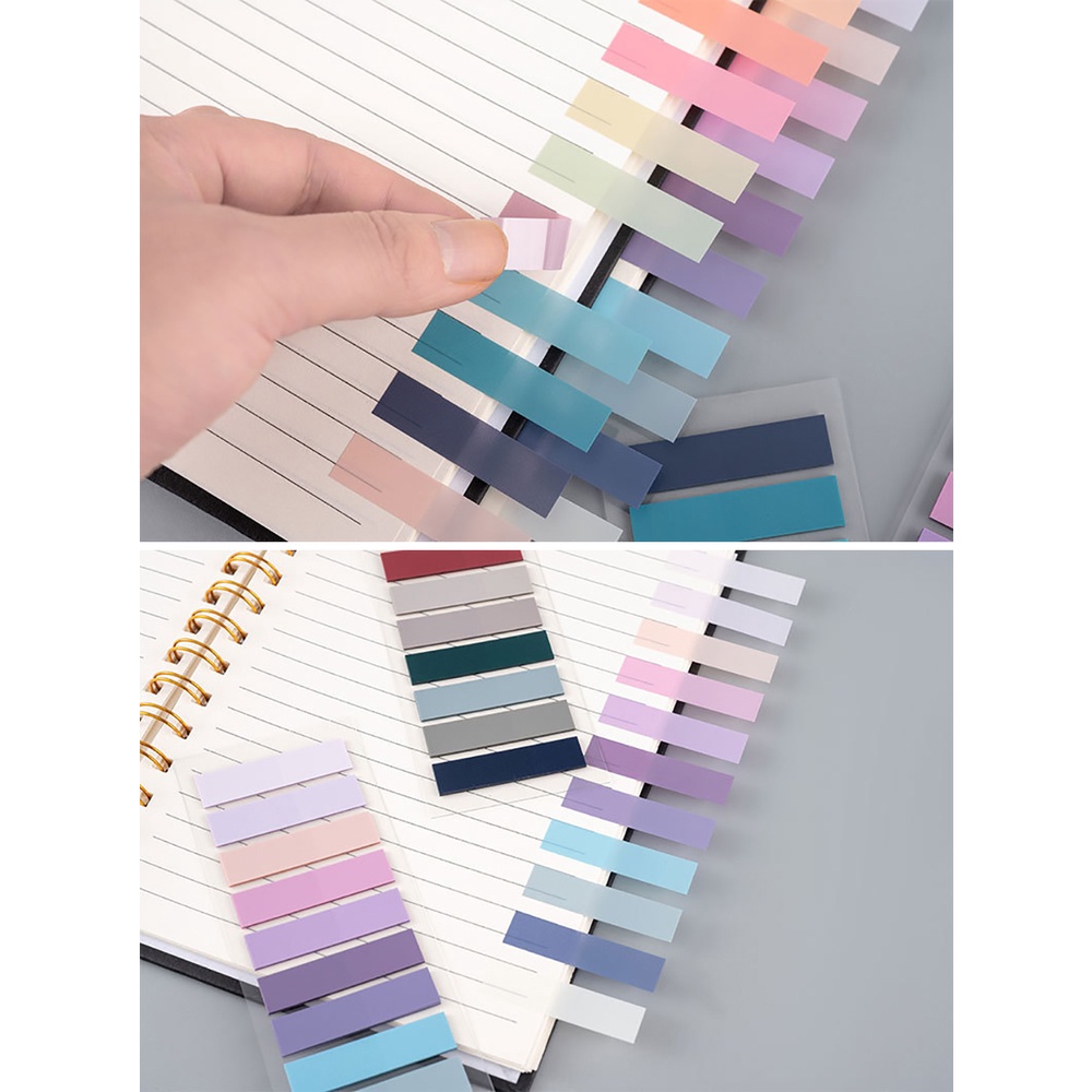 สติกเกอร์ฉลาก แบบใส หลากสีสัน สําหรับติดตกแต่งสมุดจดบันทึก เครื่องเขียน จํานวน 200 แผ่น - รูปที่ 3