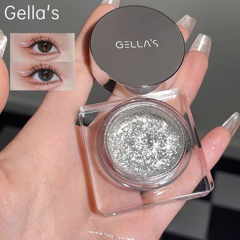 Gella 'S Eyeshadow Gel Eyeshadow Single Color Liquid Eyeshadow ระเบิดโพลาไรซ ์ Shattered Feeling Brightening