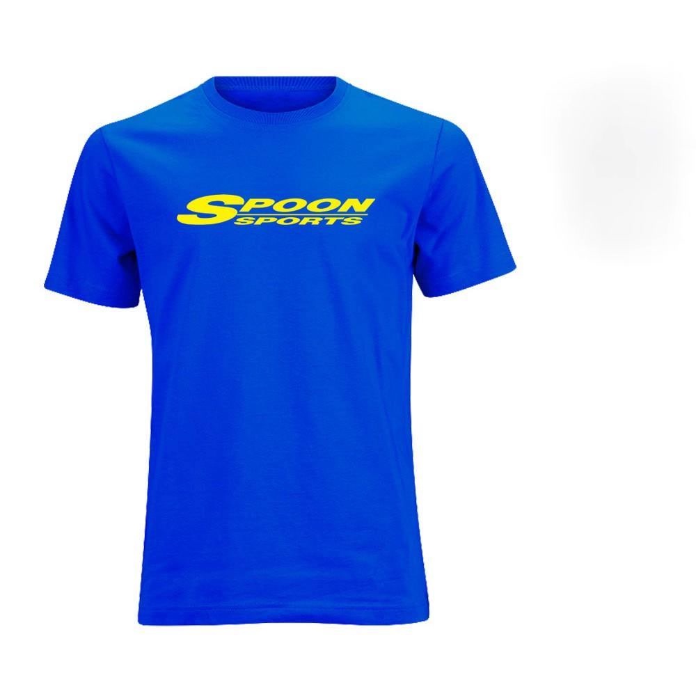 เสื้อยืดผู้ชาย Spoon sport T-shirt เสื้อยืด RACING เสื้อซิ่ง [COTTON 100%] [SPOON SPORTS] ผ้าฝ้ายแท้