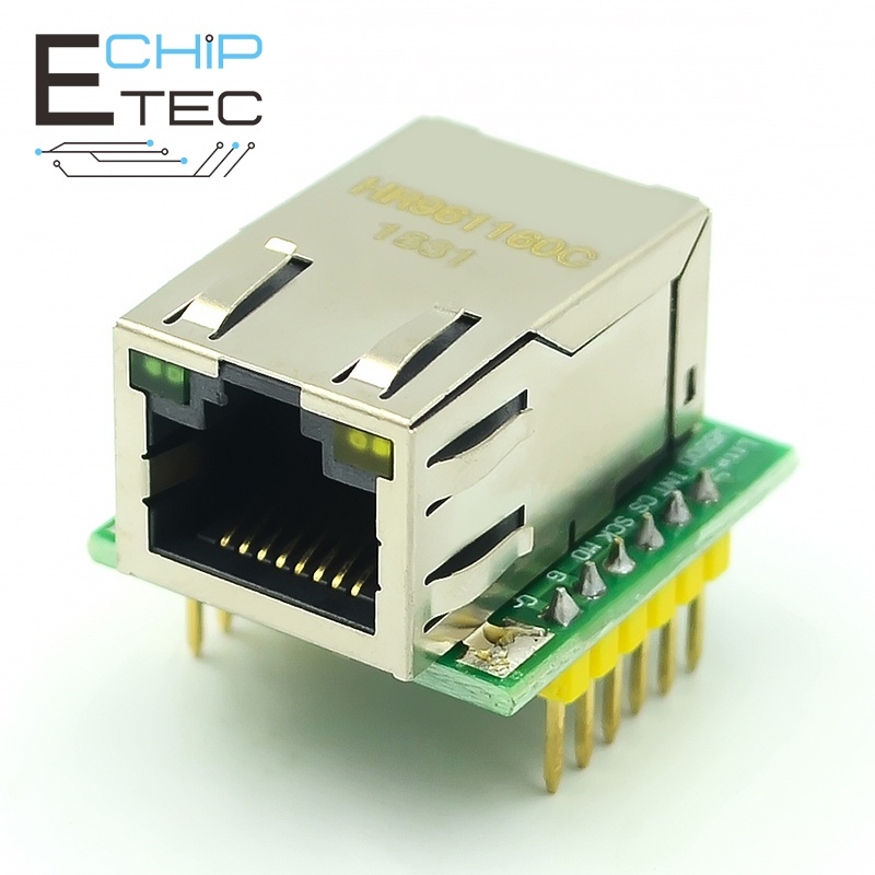 1PCS USR-ES1 W5500 ชิปใหม่ SPI ถึง LAN/Ethernet converter TCP/IP โมดูล W5500 โมดูล TCP/IP Ethernet ใ