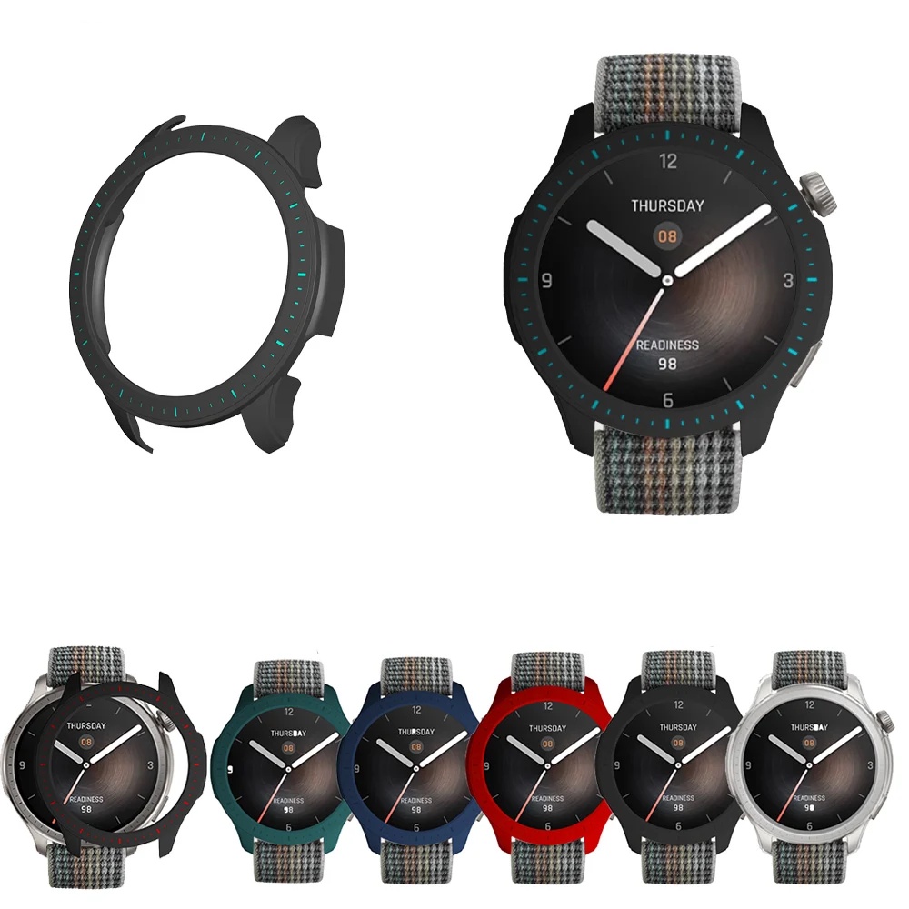 เคสนาฬิกาข้อมือ PC แบบแข็ง กันรอยขีดข่วน กันตก พร้อมสเกลวัด สําหรับ Amazfit Balance