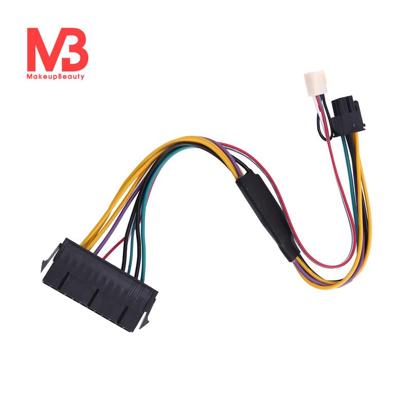 ATX PSU สายไฟ PCIe 6 Pin to ATX 24 Pin สายไฟ 24P ถึง 6P สําหรับ HP 600 G1 600G1 800G1 เมนบอร์ด