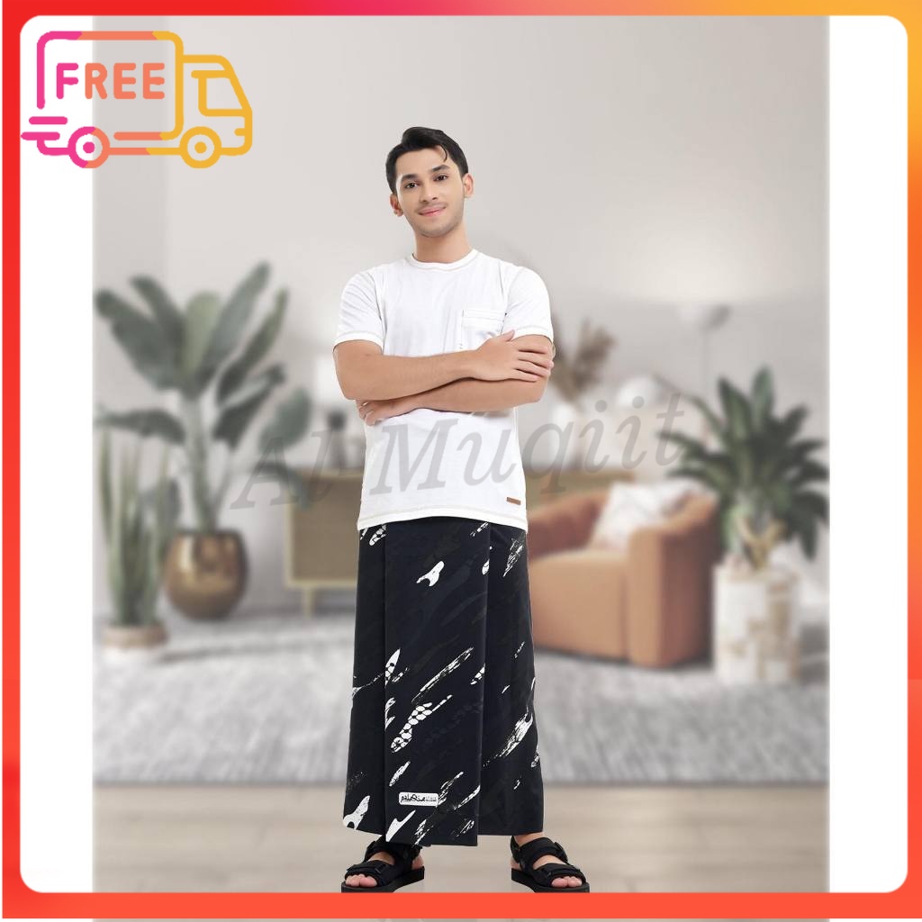 RABBANI ORI ผ้าซิ่นดํา Rabbani Palestine Abdal Sarong SI3 Al-Muqiit.Shop