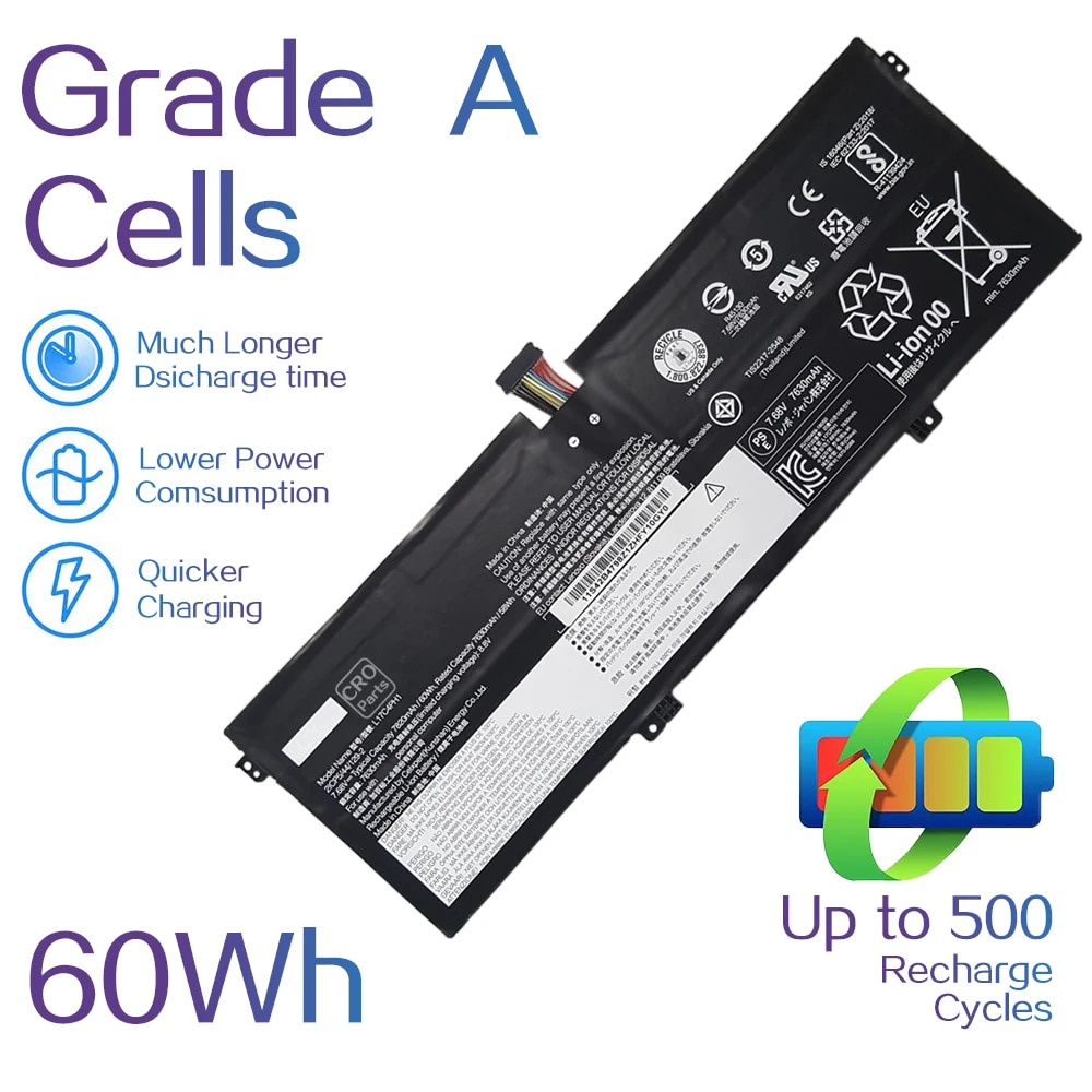 แบตเตอรี่แล็ปท็อป L17C4PH1 L17M4PH1 L17M4PH2 L17L4PH2 Lenovo Yoga C930-131KB C930-13IKB 5B10Q82425 5