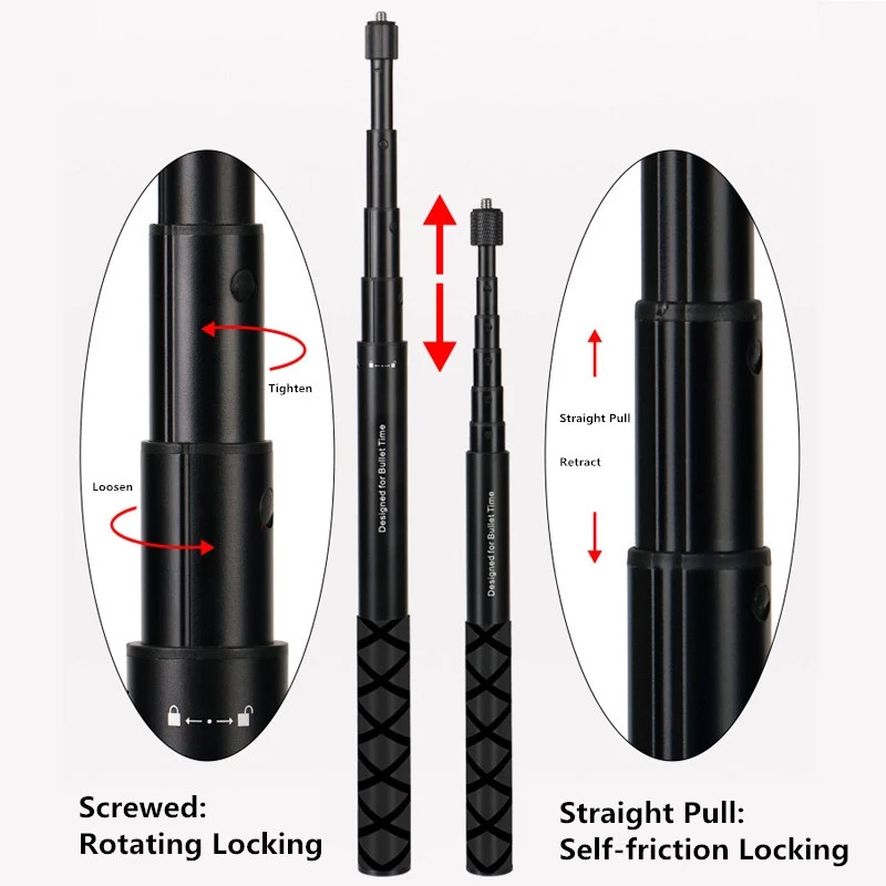 2026 ใหม่ 1.2M 2M 3M ไม้เซลฟี่ที่มองไม่เห็นสําหรับ Insta360 X5 X4 one X3 X2 oners oner Selfie Stick Bullet Time Bundle Handle สําหรับ Insta360 Panoramic กล้องอุปกรณ์เสริม DJI thumbnail 3