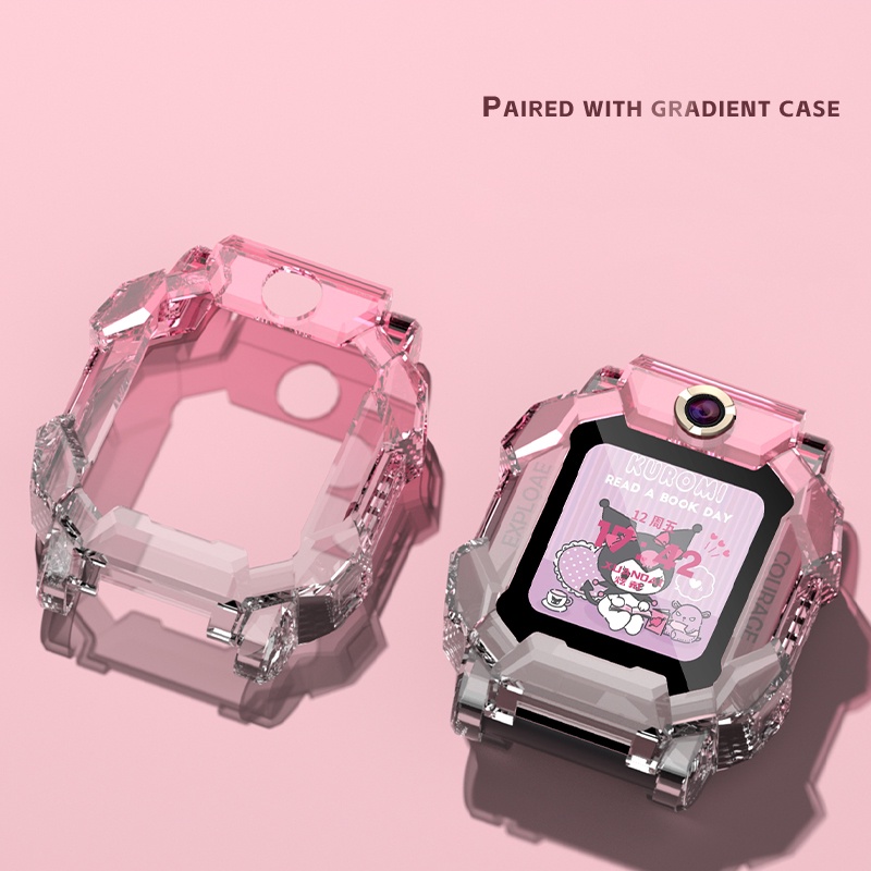 เคสโทรศัพท์มือถือนิ่ม แบบใส ไล่โทนสี สําหรับ Imoo Watch Phone Z1 Z6