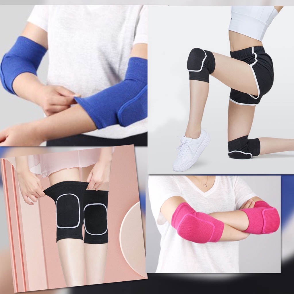 💎 สายรัดแขน สายรัดเข่า รองเข่า รองข้อศอก มีฟองน้ำ ที่รัดหัวเข่า สนับเข่า กีฬา พยุงหัวเข่า ป้องกันอาการบาดเจ็บ 💎